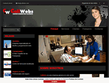 Tablet Screenshot of callwebs.com